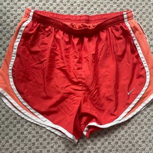 Orange Nike Dri-Fit Shorts